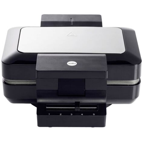 piastra per waffle wilfa bw-1000b 1000w termostato regolabile antiaderente (1/5)