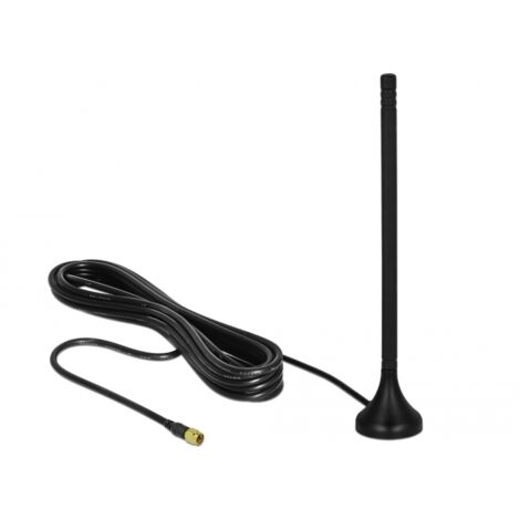 Antenna LTE Delock SMA 3-5 dBi 12.5cm Nero [12588] (1/3)