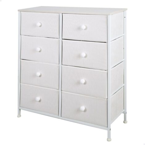 Cassettiera Max Home Bianco 80 x 81 x 30 cm (1/5)