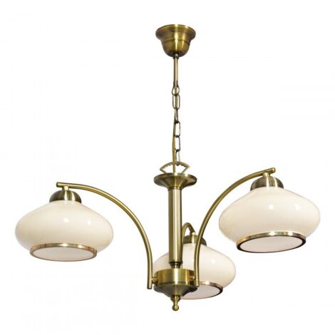 Lampadario da soffitto Activejet patina classica 3 attacchi E27 (1/5)