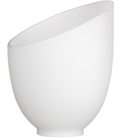 Activejet Paralume della Lampada Benita White Vetro 26 x 12 x 12,5 cm (1/2)