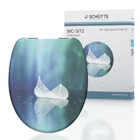 SCHÜTTE Copriwater con chiusura morbida FALLEN LEAF (1/5)