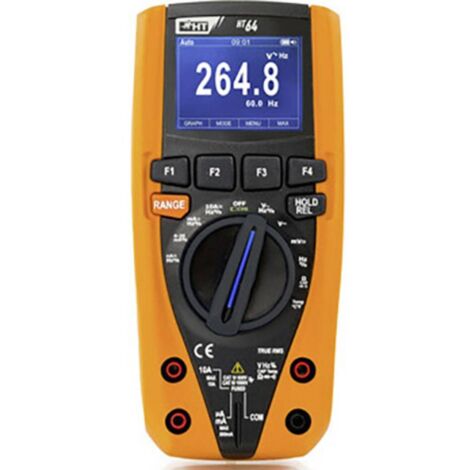 HT Instruments HT64 Multimetro portatile digitale Data logger CAT III 1000 V, CAT IV 600 V Display (Counts): 6000 (1/2)