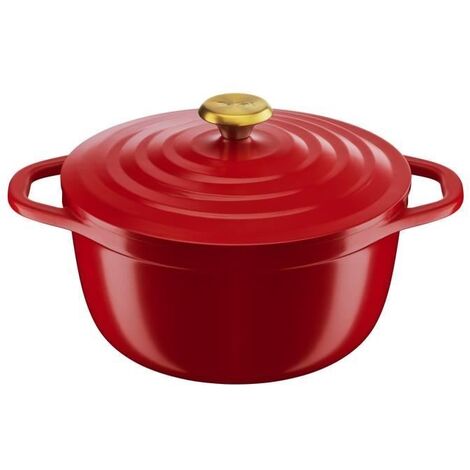 Tefal Air Cocotte rossa 24 cm in ghisa di alluminio (1/5)