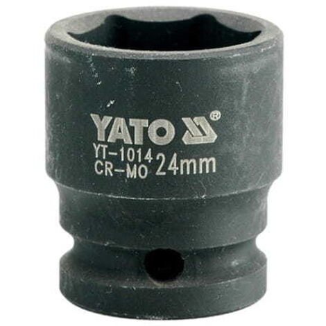 BUSSOLA A IMPATTO YATO 1/2" CORTA A 6 PUNTE 24 mm