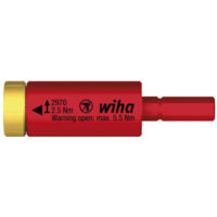 Wiha Adattatore dinamometrico easyTorque electric per supporti slimBit e slimVario® in blister 2.5 Nm (41343)