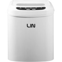 Macchina portatile per la produzione di cubetti di ghiaccio lin ice pro-w12 ice pro-w12 white