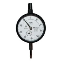 Mitutoyo 2046A, Analogico, 10 mm, 0,01 mm, fondello con asola, Scala progressiva, tipo ISO, Metrico