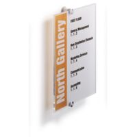 Durable Crystal Sign A4 Trasparente