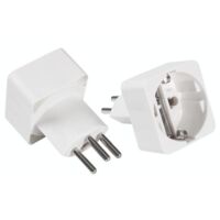 Bachmann 921.011 Adattatore da Viaggio Bianco 250V 10A