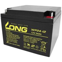 Long WP24-12 WP24-12 Batteria al piombo 12 V 24 Ah Piombo-AGM (L x A x P) 166 x 125 x 175 mm Vite M5 certificazione VDS,