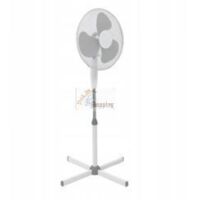 Ventilatore a piantana DEDRA 16" Bianco - 40W, regolazione a 3 livelli