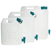 Eda-Plastiques Canestro Extra-Forte Bianco 5 Litri con Rubinetto