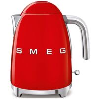 SMEG Bollitore KLF03RDEU, 2400 W, 1,7 litri, 44 decibel, Acciaio inox, Rosso