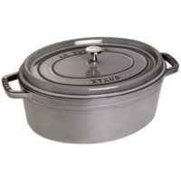 Staub Cocotte Mini Ovale Grigio Grafite 11 cm