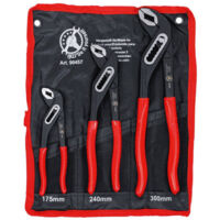 Utensili BGS Technic Set Pinze Nero Rosso Acciaio