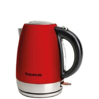 bollitore 1,7 l 2200 w vintage rosso in acciaio inox - 958527000 - taurus