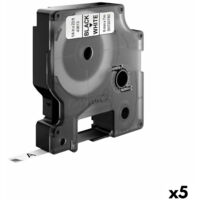 Dymo LabelManager nastro etichettatrice nero su bianco 6 mm