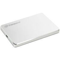 Transcend StoreJet 25C3S disco rigido esterno 2 TB Argento