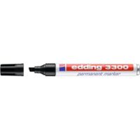 Pennarello indelebile 3300 linea nera 1-5mm punta a scalpello EDDING (Per 10)