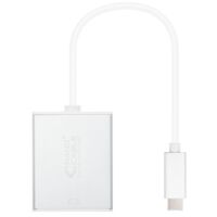 Nanocable - convertitore da usb-c/m a vga/h - 10 cm - colore argento