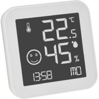 TFA Dostmann BLACK & WHITE Termoigrometro Bianco 30.5054.02