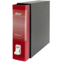 Classificatore compilabile Rexel Dox 2 Rosso A4 Cartone Riciclato