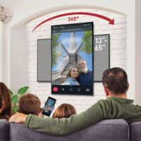 Supporto TV da 13" a 65" - ruotabile a 360° - Vesa sino a 400x400 - distnza dal muro 6cm - max 36kg