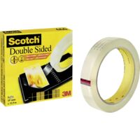 Scotch Nastro Biadesivo - 1 Rotolo, 19 mm x 33 m - Nastro Biadesivo Trasparente a Lunga Tenuta per Foto, Fotografie, Poster e Immagini