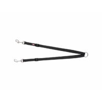 Gancio Guinzaglio 2 Cani Trixie New Premium Nero 40-70 cm XS S M