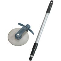 WENKO 88231500 Tagliabordi per erba con protezione lama, Acciaio inossidabile, 5.5 x 72-139 x 15 cm
