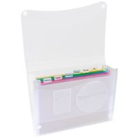 Soennecken Borsa porta documenti a soffietto 370682400 DIN A4 Numero scomparti:7 Translucido 1 pz.