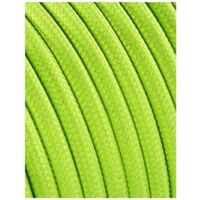 Cavo Tubulaire Cord 2x0,75mm Giallo Fluo 5m
