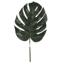 Foglia Monstera verde 88 cm