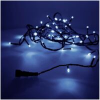 Ghirlanda facile da collegare 4 m 60 LED Blu 30 V (interni-esterni) EDM Totale 1,08 W