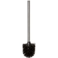 TATAY Spazzolone Bagno WC Scopino Bagno WC Senza Supporto con Manico in Acciaio Inox Pulizia Igienica e Completa Raggiunge Ogni Angolo 8 x 8 x 35 cm - Bianco