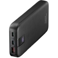 Hama Power bank 20000 mAh Consegna di potenza 3.0, Ricarica rapida 3.0 LiPo Antracite