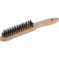 Spazzola metallica kwb 923150 manico in legno acciaio 28,8 cm