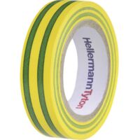 Hellermann tyton helatape flex 15 - nastro isolante in pvc multiuso colore giallo verde 710-00106