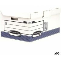 Scatola Archivio Fellowes Maxi Azzurro Bianco 31 x 39 x 56 cm 10 Unità