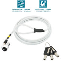Cavo di sicurezza mobilis acciaio 1,8 m 4 mm