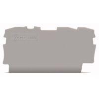 Wago 2000-1391 Placche terminali grigie pacco da 100