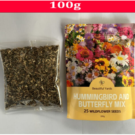 Mélange de graines de fleurs sauvages 100g – 25 variétés annuelles et vivaces pour prairie fleurie et jardin (1/2)
