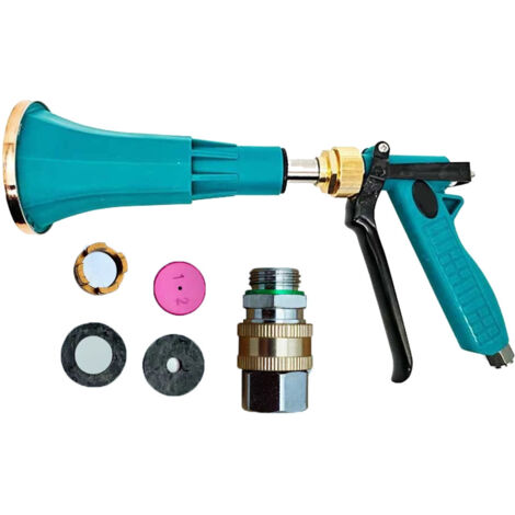 Pistolet pulvérisateur haute pression court – Lance pour nettoyeur et arrosage de jardin, pulvérisateur agricole-Avec buses 1,2 + 1,5 + raccord rapide (1/5)