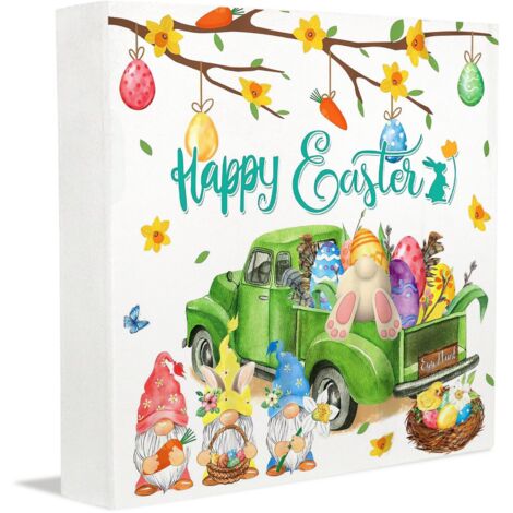 Cadre photo commémoratif, décoration de cuisine de Pâques pour les personnes d'âge mûr, panneaux décoratifs en bois pour la maison, cadeaux à faire soi-même (1/5)
