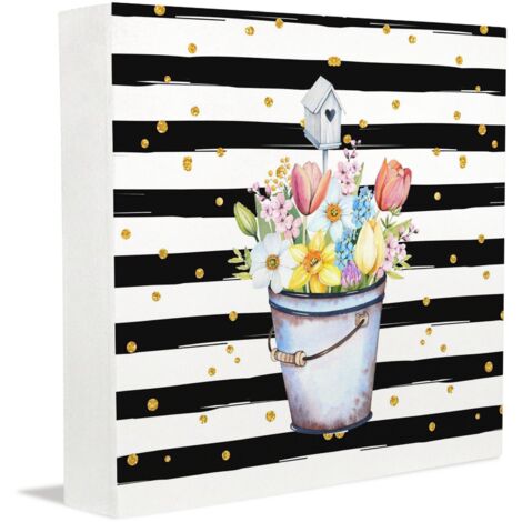 Cadre photo en bois en guise de cadeau de sympathie, décoration murale pour bureau ou maison, cadeau photo personnalisé idéal pour Noël, la Saint-Valentin et la fête des mères (1/5)