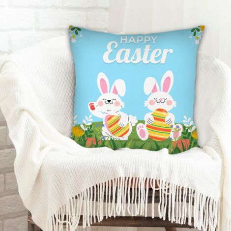 Housse de coussin moderne design doux pour mariage, anniversaire, naissance de bébé (1/5)