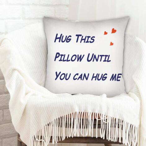 Coussin décoratif fermeture à glissière pour cadeau de famille pour la Fête des Mères la Fête des Pères anniversaire mariage (1/5)