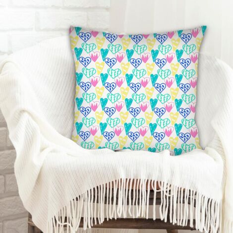 Housses de coussin à fermeture éclair invisible pour la Saint-Valentin, mariage, anniversaire, Noël, l'Action de grâce (1/5)