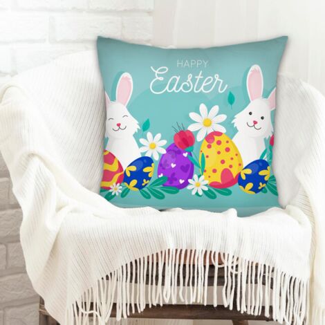Housses de coussin rustique pour Noël, anniversaire, la Fête des Pères, la Fête des Mères (1/5)